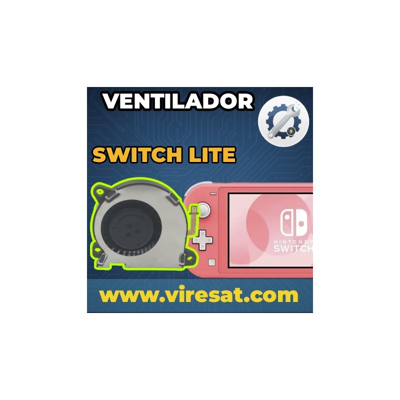 🌀 Reparación Ventilador Nintendo Switch Lite | Ruido o Sobrecalentamiento