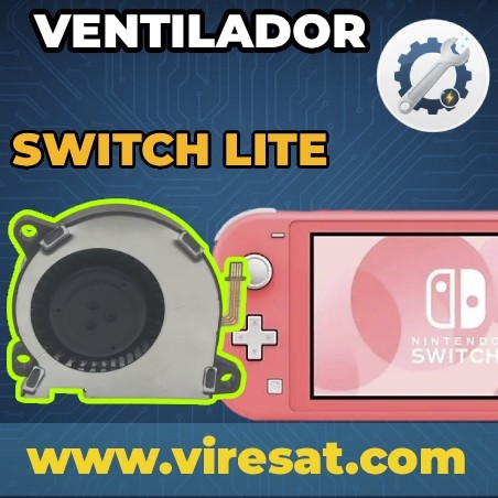🌀 Reparación Ventilador Nintendo Switch Lite | Ruido o Sobrecalentamiento
