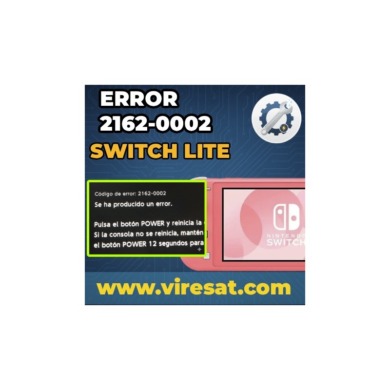 ⚠️ Reparación Error 2162-0002 Switch Lite | Sistema Bloqueado