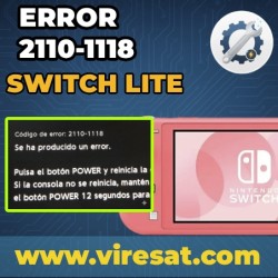 📡 Reparación Error 2110-1118 Switch Lite | Problemas de Red Wi-Fi