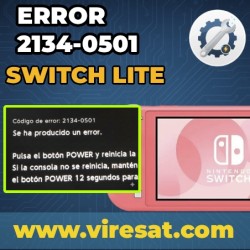 ⚠️ Reparación Error 2134-0501 Switch Lite | Sistema Bloqueado