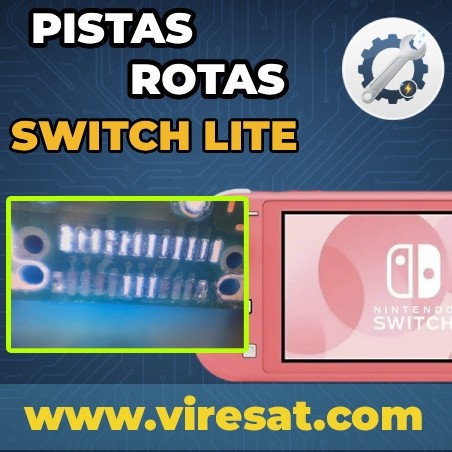 🛠 Reparación Pistas Rotas Switch Lite | Puertos y Conectores Dañados