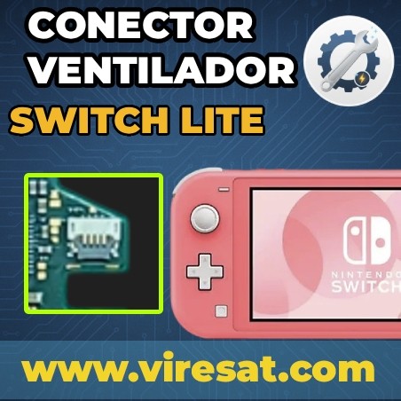 🌀 Reparación Conector Ventilador Roto Switch Lite