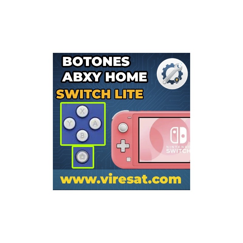 🎮 Reparación Botones A, B, X, Y y HOME Switch Lite | No Funciona o Falla al Pulsar