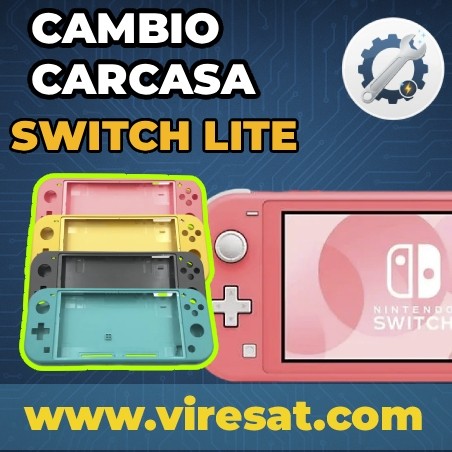 🎮 Cambio de Carcasa Switch Lite | Reparación por Rotura o Desgaste