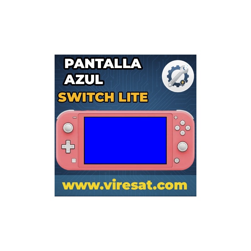 🔵 Reparación Pantalla Azul Switch Lite | Error de Arranque