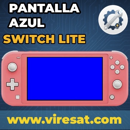 🔵 Reparación Pantalla Azul Switch Lite | Error de Arranque