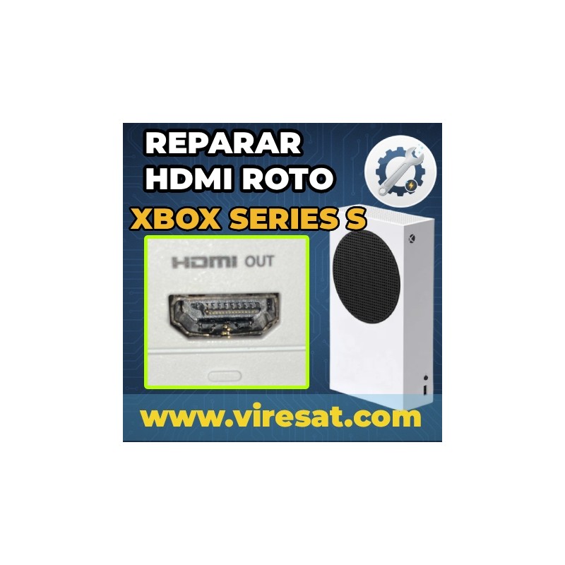 🎮 Reparar Xbox Series S | Puerto HDMI roto
