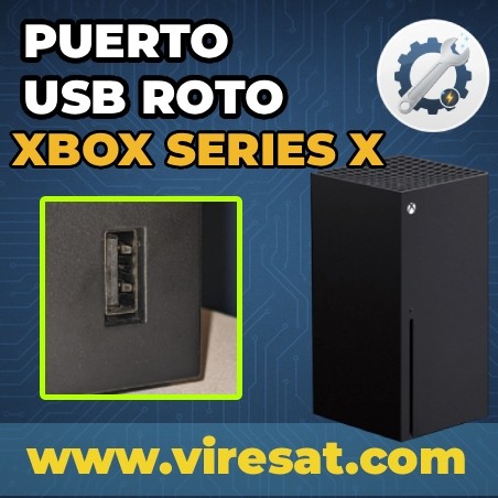 🔌 Reparar Xbox Series X | Puerto USB no detecta periféricos