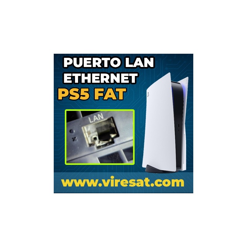 🌐 Reparar Puerto LAN PS5 Fat Roto | Sin Conexión por Cable