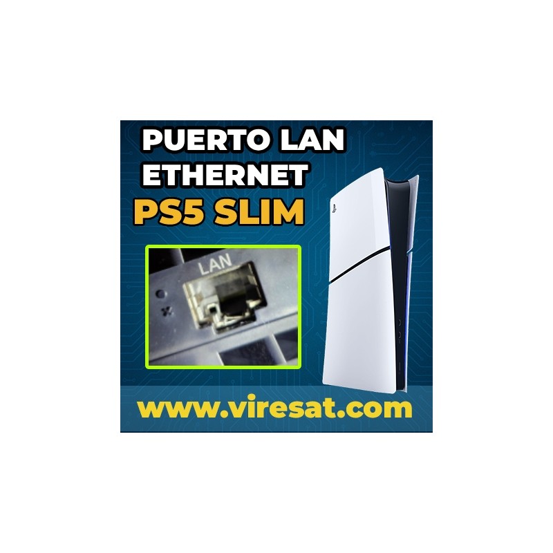 🌐 Reparar Puerto LAN PS5 Slim | Sin Internet Ethernet