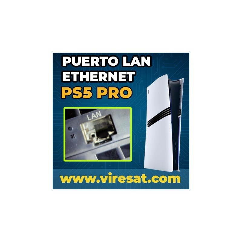 🌐 Reparar Puerto LAN PS5 Pro Roto | Sin Conexión a Internet por Cable