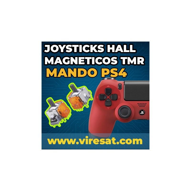 🎮 Cambio 2 Joysticks TMR Sensores Hall PS4 | Solución Permanente al Drift