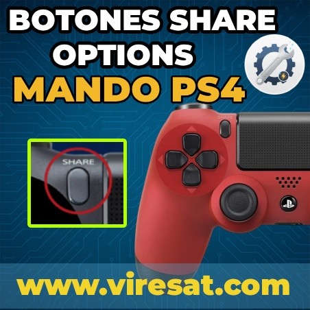 🔘 Reparación Botones Compartir y Opciones PS4 | Solución a Fallos de Sensibilidad