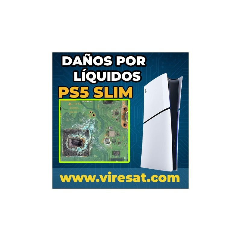 💧 Reparar PS5 Slim por Daños de Líquido o Humedad | Servicio Técnico Especializado