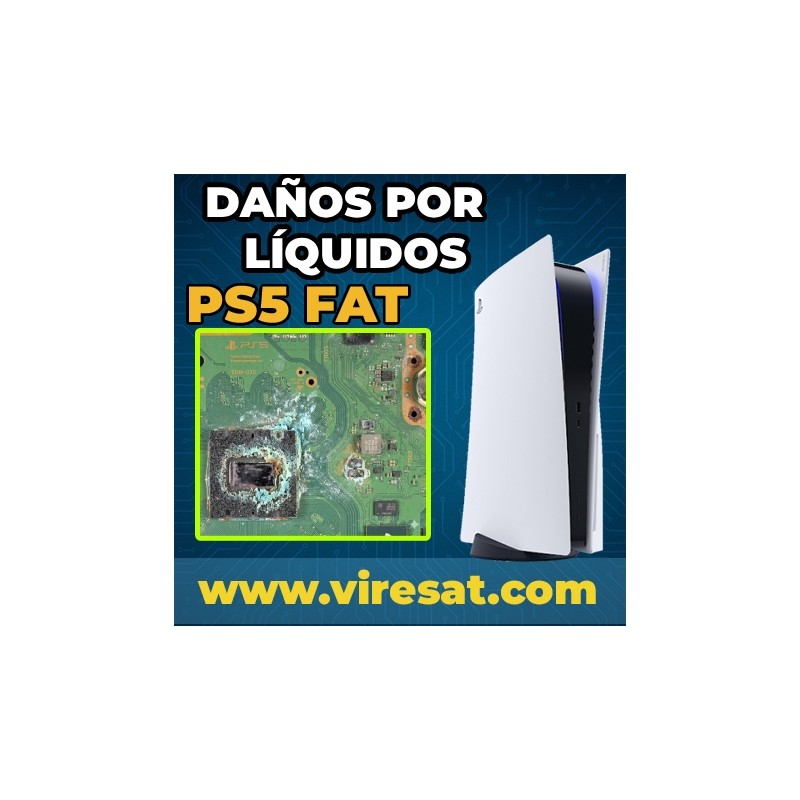 💧 Reparar PS5 Fat por Daños de Líquido o Humedad | Limpieza Electrónica