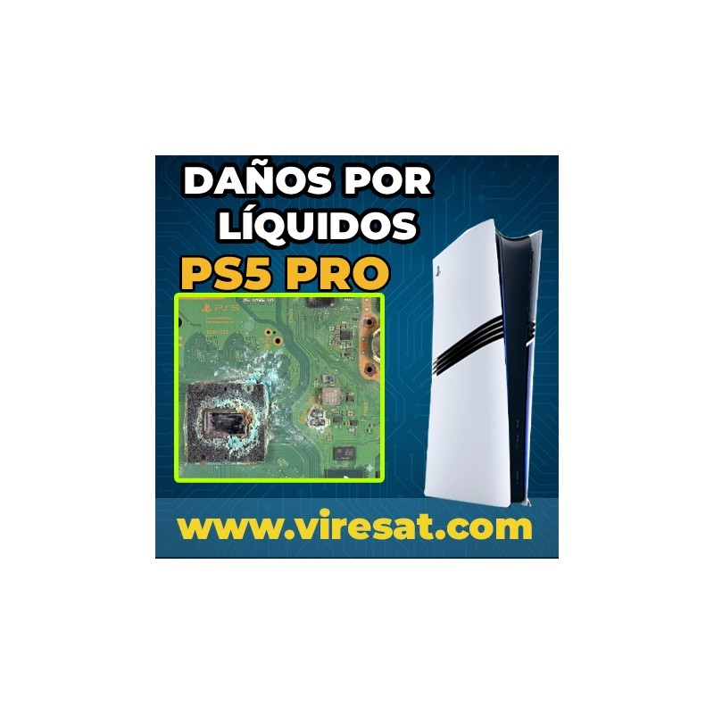 💧 Reparar PS5 Pro por Daños de Líquido o Humedad | Limpieza y Electrónica
