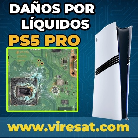💧 Reparar PS5 Pro por Daños de Líquido o Humedad | Limpieza y Electrónica