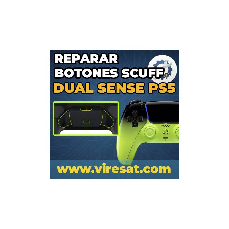 🎮 Reparación Botones y Palancas SCUF DualSense PS5 | Solución a Pulsaciones Atascadas o Sin Respuesta