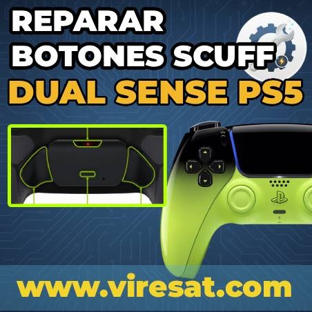 🎮 Reparación Botones y Palancas SCUF DualSense PS5 | Solución a Pulsaciones Atascadas o Sin Respuesta