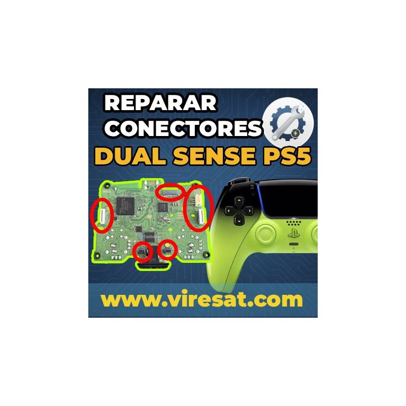 🔧 Reparar Conectores Dañados en Placa Base DualSense PS5 | Fallos Internos