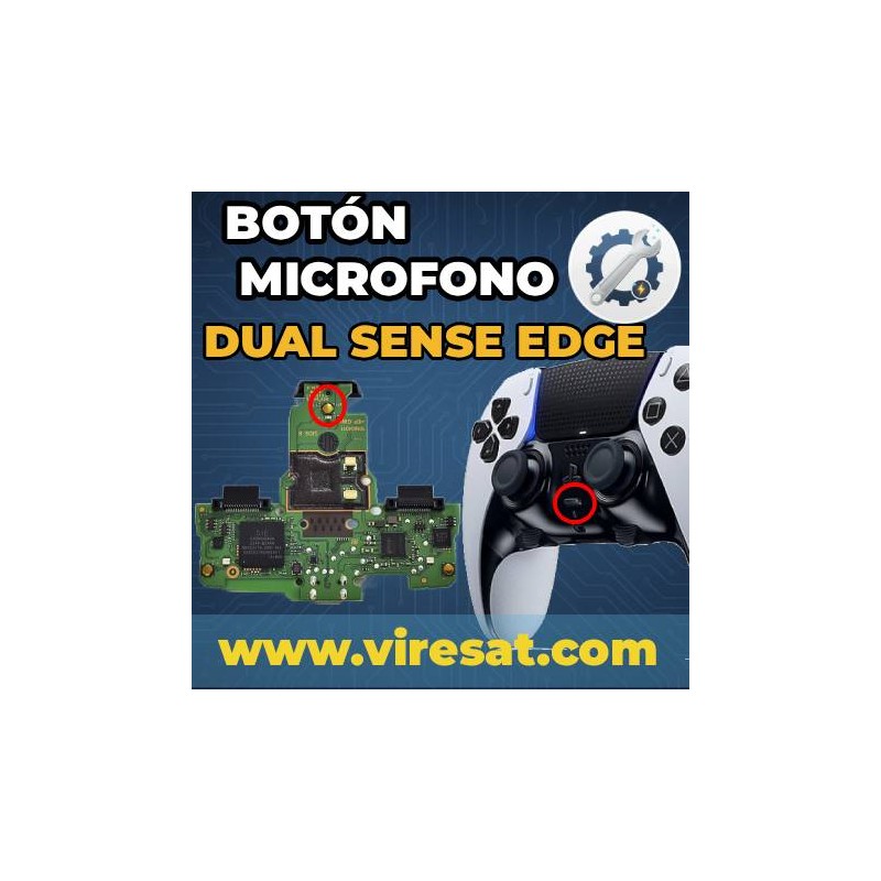 🔇 Reparar Botón Silenciar Micro DualSense Edge | No Ilumina o No Funciona