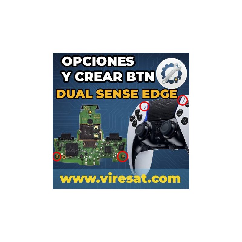 🎮 Reparar Botones Crear y Opciones DualSense Edge | Fallo de Pulsación