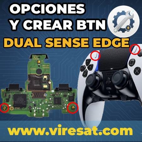 🎮 Reparar Botones Crear y Opciones DualSense Edge | Fallo de Pulsación