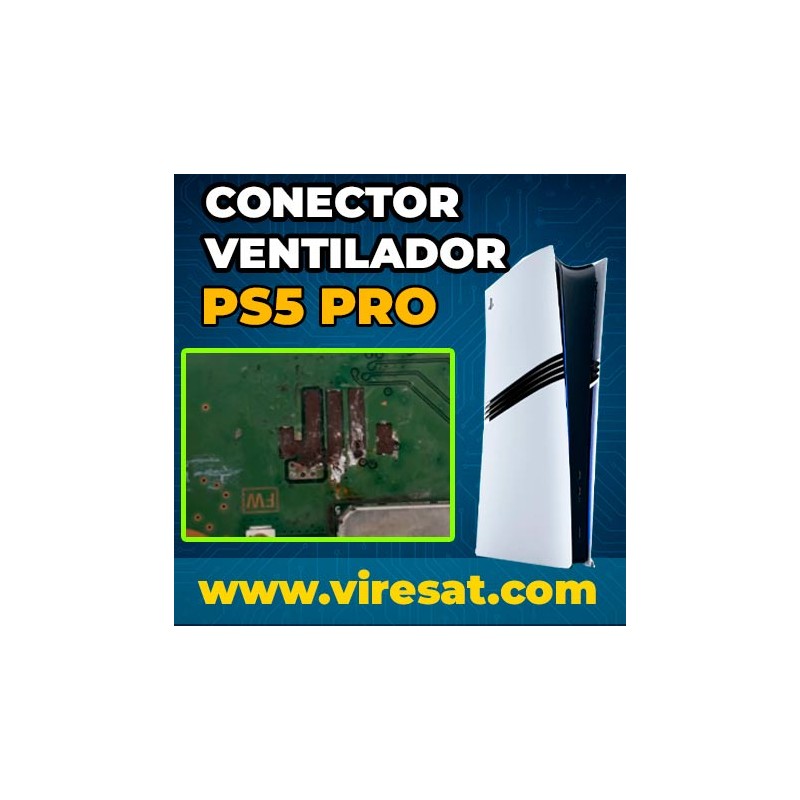 🌀 Reparar Conector Ventilador PS5 Pro Roto | No Gira o Da Error Térmico
