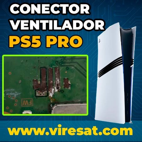 🌀 Reparar Conector Ventilador PS5 Pro Roto | No Gira o Da Error Térmico