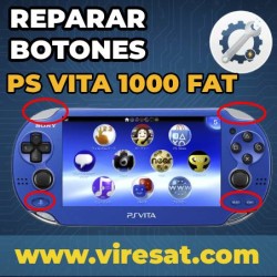 🎮 Reparación Botones L, R, SELECT, START, HOME, PS Vita Fat