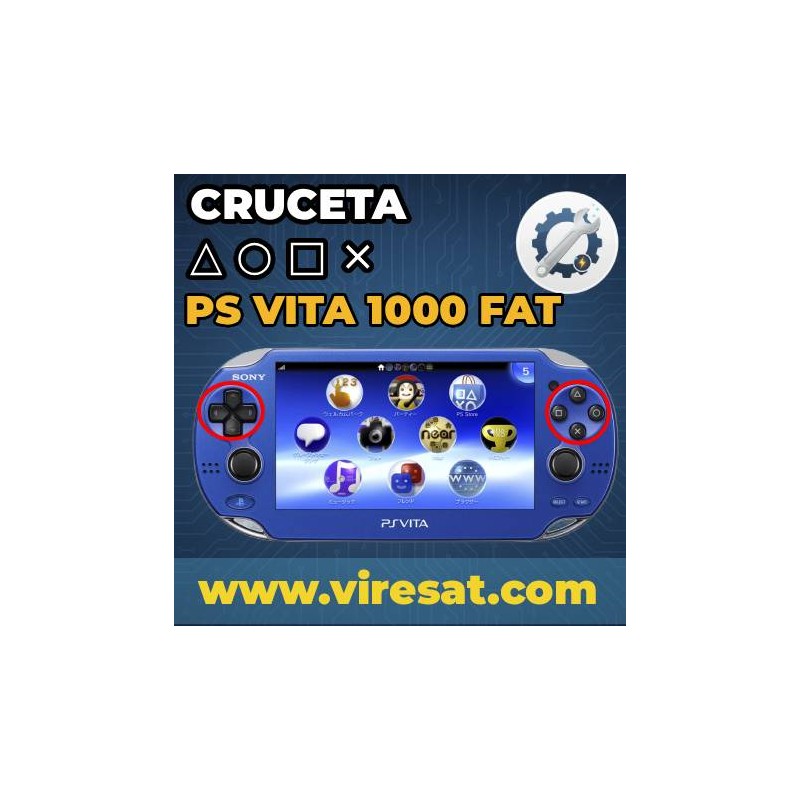 🎮 Reparación Botones Cruceta y △ ○ □ × PS Vita Fat | Solución a Fallos