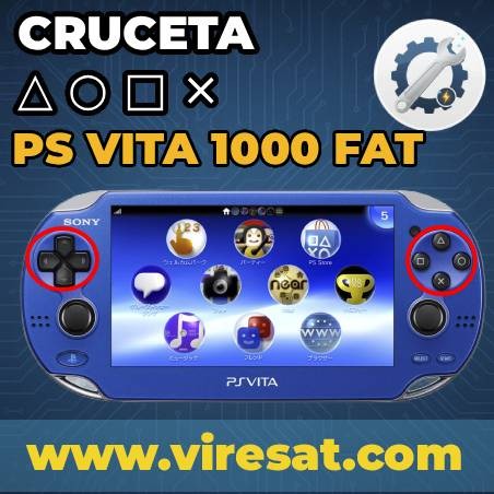 🎮 Reparación Botones Cruceta y △ ○ □ × PS Vita Fat | Solución a Fallos