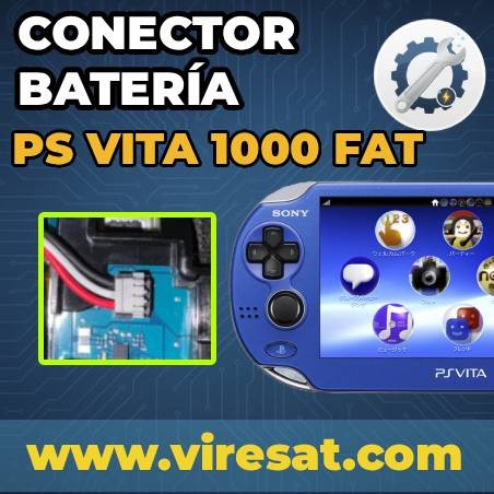 🔋 Reparación Conector de Batería PS Vita Fat | Solución a Fallos de Carga