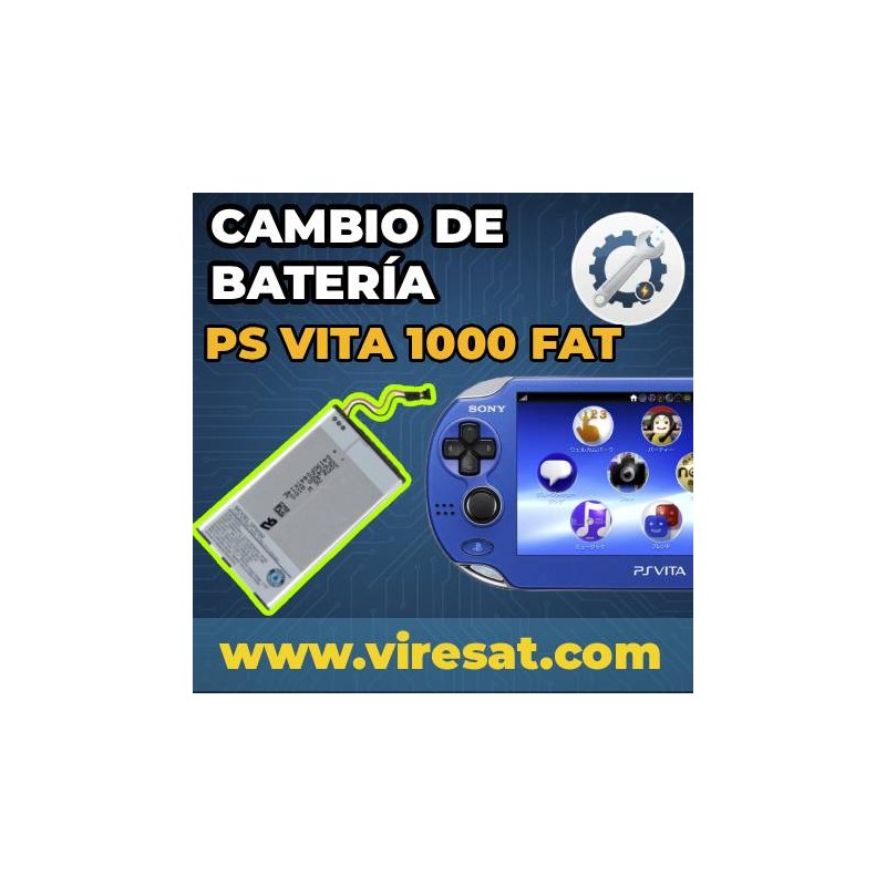 🔋 Cambio de Batería PS Vita Fat | Solución a Autonomía Reducida