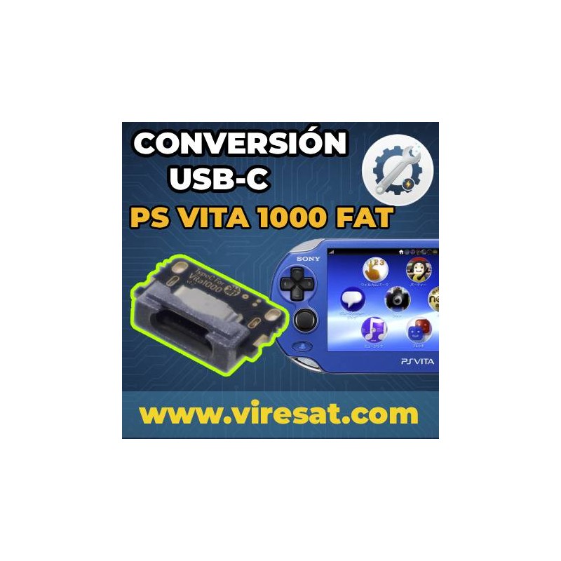 🔌 Modificación Puerto de Carga USB-C PS Vita Fat | Solución a Compatibilidad