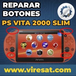 🎮 Reparación Botones L, R, SELECT, START, HOME, PS Vita Slim