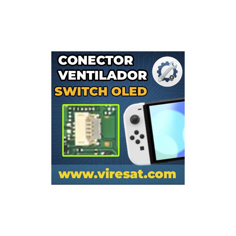 🌀 Reparación Conector Ventilador Roto Switch OLED