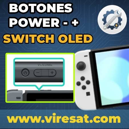 🔊 Reparación Botones Volumen/Encendido Switch OLED | No Responden