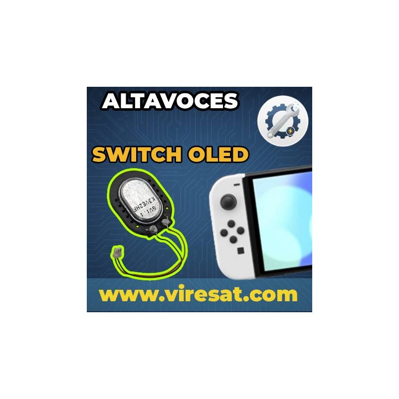 🔊 Reparación Altavoces Internos Switch OLED | Sonido Bajo o Distorsionado