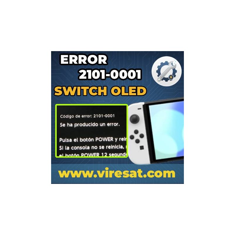 ⚠️ Reparación Error 2101-0001 Switch OLED | No Carga o Se Reinicia