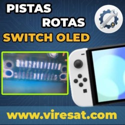 🛠 Reparación Pistas Rotas Switch OLED | Fallos en Puertos y Conectores