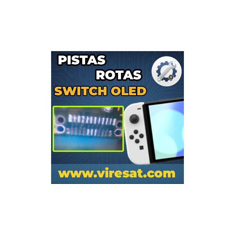 🛠 Reparación Pistas Rotas Switch OLED | Fallos en Puertos y Conectores