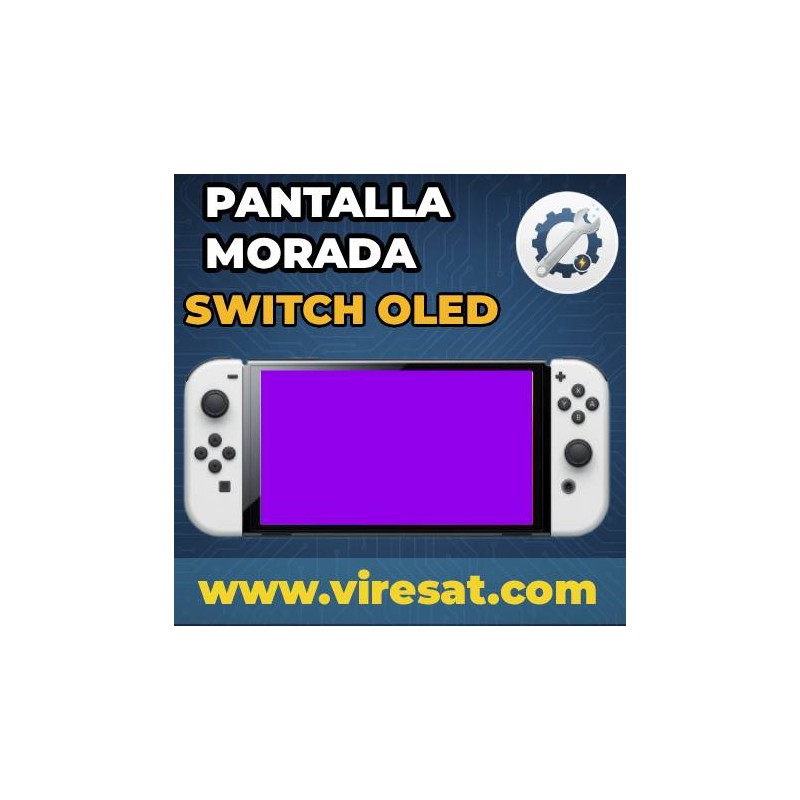 🟣 Reparación Pantalla Morada Switch OLED | No Enciende o Se Bloquea