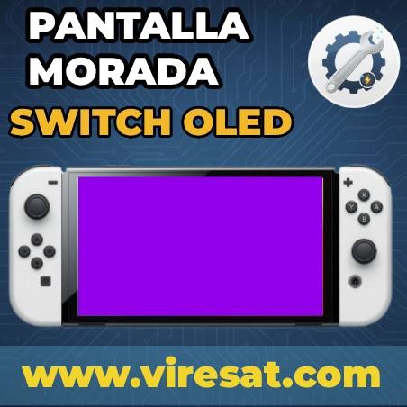 🟣 Reparación Pantalla Morada Switch OLED | No Enciende o Se Bloquea