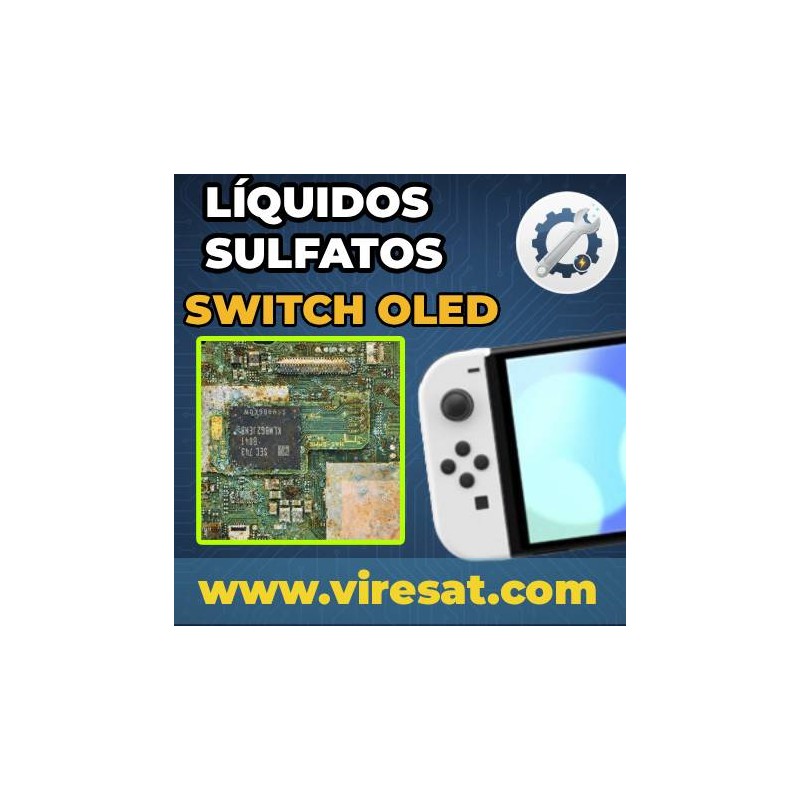 💦 Reparación Daños por Líquidos Nintendo Switch OLED | Se Apaga o Falla