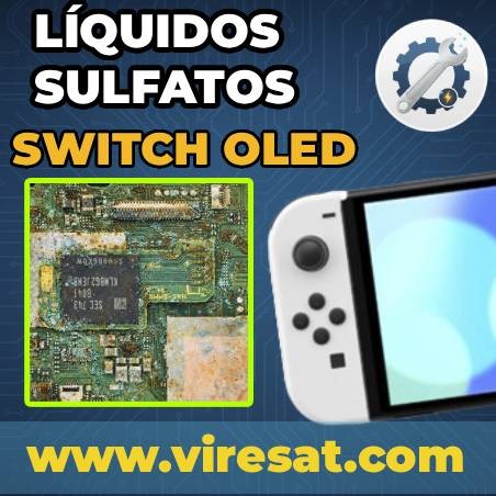 💦 Reparación Daños por Líquidos Nintendo Switch OLED | Se Apaga o Falla