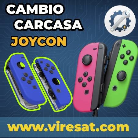 🎮 Reparación Carcasa Joy-Con | Cambio por Rotura o Desgaste