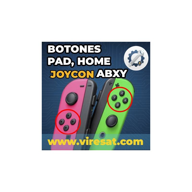 🎮 Reparación Botones A, B, X, Y y HOME Joy-Con