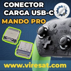 🔌 Reparación Conector USB-C Mando Pro | No Carga o Tiene Fallos